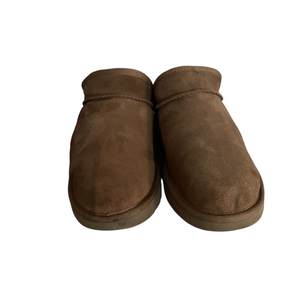 UGG Brown Slip-On Loafers Plush Comfort